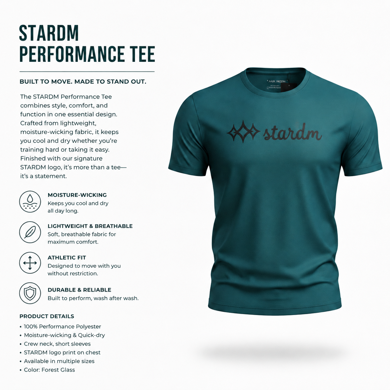 STARDM PERFORMANCE TEE